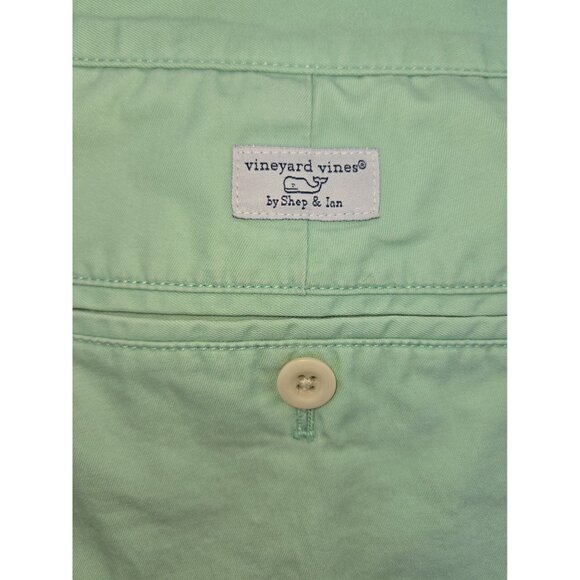 Vineyard Vines Mens Club Shorts 30 Light Green Relaxed Fit - Picture 5 of 7